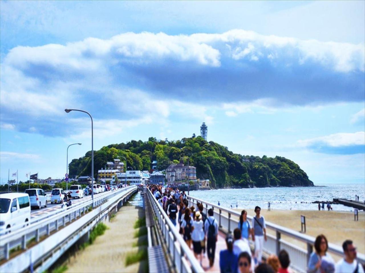 White Sand Beach Enoshima Kamakura Buitenkant foto